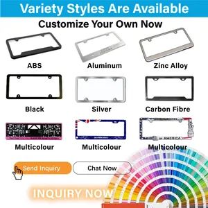 Custom Plastic Rust-Proof Durable License Plate Frame Personalized License Plate Frame - Image 4