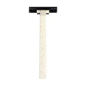 Ergonomic Vacation Rental High-Quality Hotel Lightweight Non-Slip Amenity Triple Blade Hotel Razor - Image 4
