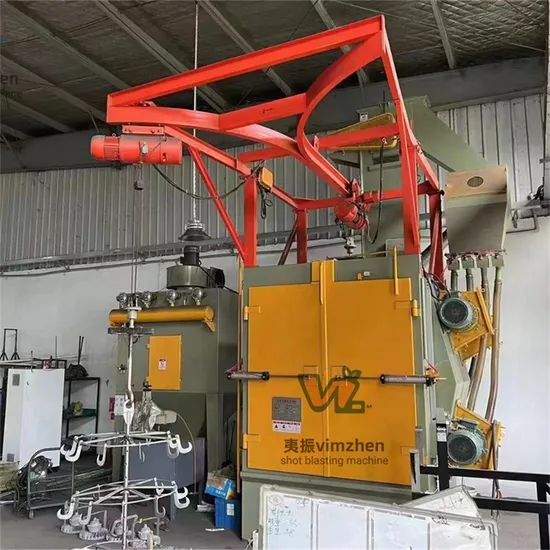 Q37 Hanger Hook Type Shot Blasting Machine Sand Blasting Abrator - Image 2