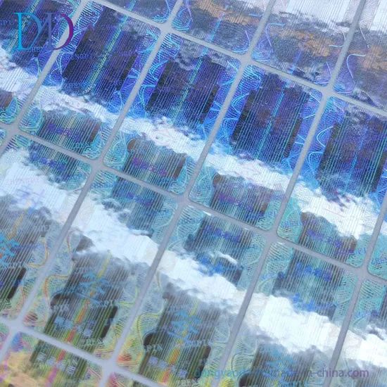 Custom Reflection Rainbow Holographic Stickers Security Labels Anti Counterfeit Labels Printing - Image 6