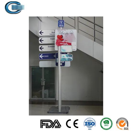 Huasheng Custom Size and Shape High Utility Function Convenient Usage Lights Directional Solar Traffic Road Sign Board Arrow Sign - Image 1
