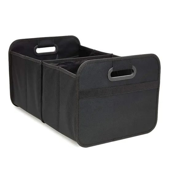 Multipurpose Car Trunk Organizer with Cover Compartments Cargo Storage - Image 1