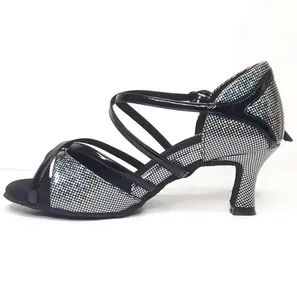 Woman Salsa Latin Dance Shoes Origin China Model NO. BL-14 Season All Days Trademark no Logo Shankstrength Hard HS Code 1501963200 - Image 4