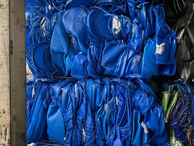 Blue Drum Baled HDPE Scrap High Density Polyethylene Clean Industrial Plastic Ready For Export And Regrind Production - Image 2
