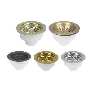 Premium Brass Round Basket Strainer for Kitchen Sinks Shape Round Style Modern Material Brass Trademark Bobao Service OEM/ODM - Image 6