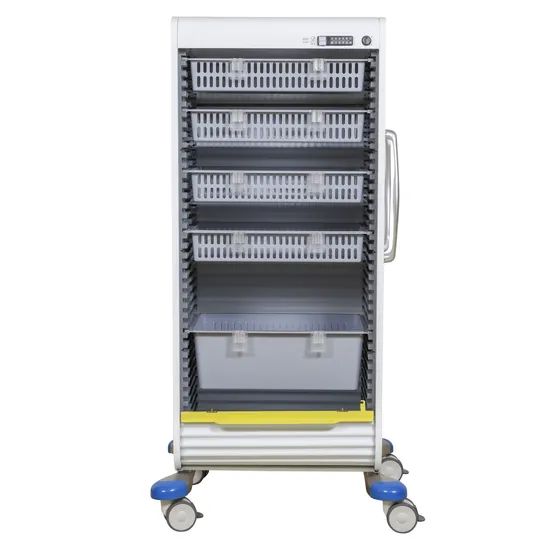 Transport Hospital Medicine Metal Storage Cart Design File Bench Cabinet - Image 3