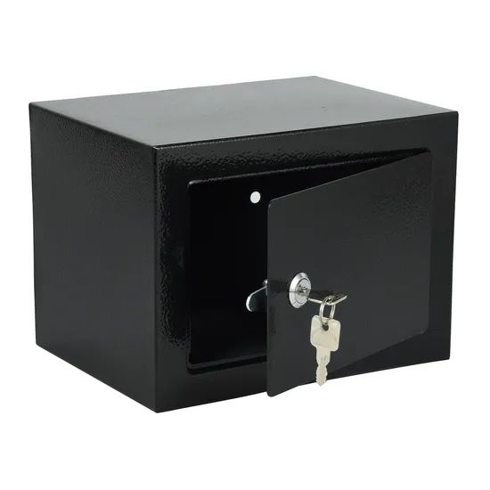 Small Money Safe Boxs Security Safes with Key Box for Jewellery Money Valuables - Image 6