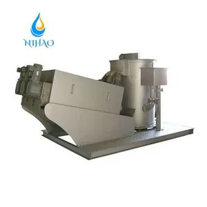Low Infrastructure Investment Cost Dewatering Screw Presses Machine for Sewage Treatment - Image 3