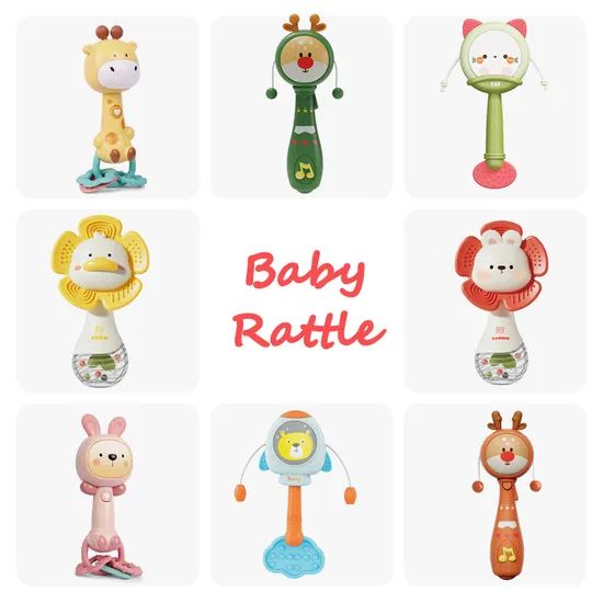 Wholesale Educational Plastic Small Teether Toys Baby Rattles - Image 5