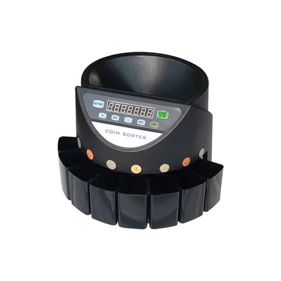 Coin Counter Sorter Counting Machines Origin China Trademark NOVAS Model NO. RX350B Material Plastic HS Code 8472909000 Application Range - Image 1