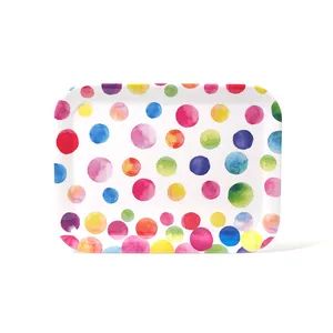 Reusable Melamine Kitchenware Rectangle 15.2''*11.5'' Food Grade Tray - Image 2