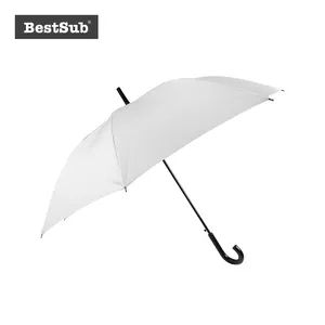 23 Inch White Promotional Umbrella STUM23W  - Image 3