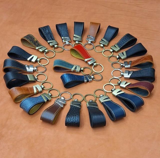 Genuine Leather Keychain - Image 2