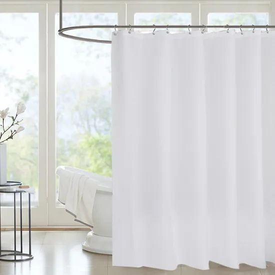 Solid Color Waterproof Polyester Shower Curtain Origin China Style Printed Model NO. Y-100 Location Shower Width - Image 4