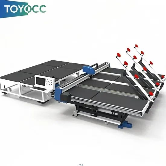 PLC - Controlled Glass Sheet Cutter Origin China Trademark toyocc Control System PLC HS Code 8428909090 Specification - Image 2