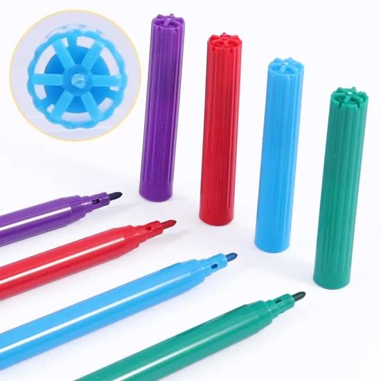 12 Vibrant Colors Long-Lasting Smooth Ink Paint Markers Water Color Pen - Image 1