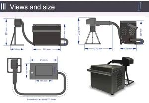 20W Portable Metal Steel Laser Engraver Engraving Marking Machines Price - Image 5