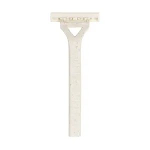 Ergonomic Vacation Rental High-Quality Hotel Lightweight Non-Slip Amenity Triple Blade Hotel Razor - Image 6