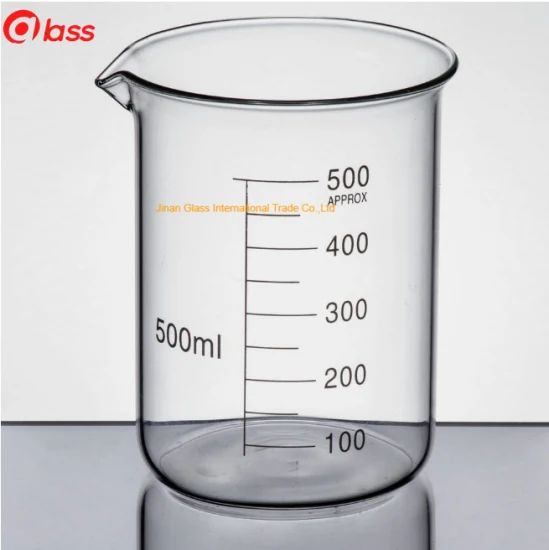 Lab Glassware Boro3.3 Beaker MOQ 20PCS Color Clear Origin China Brand Jnglass Material Glass Craft Handblown Model NO. - Image 1