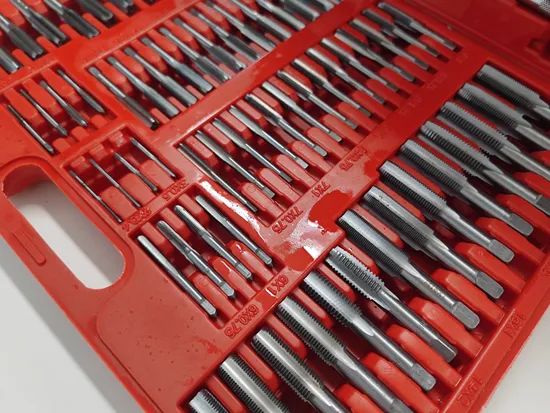 Metric Professional Hand Machine 110 PCS Tap and Die OEM Yes Brand Msk Factory Msk Color Yellow Trademark MSK Standard - Image 5