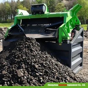 Topsoil Vibrating Screen Topsoil Vibration Sieve Stone Sand Vibrating Screen - Image 6