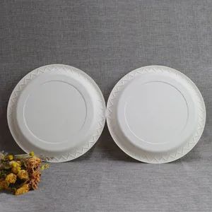 Customize Logo Plastic Plate Compostable Corn Starch 8 Inch Disposable Party Plate - Image 6