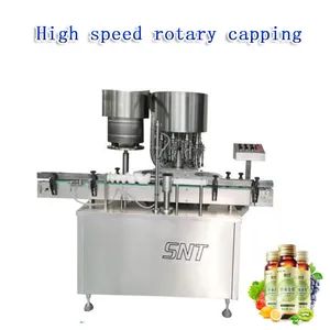 Automatic Rotation Pharmaceutical 5ml 10ml Small Bottle Oral Liquid Filling Capping and Labeling Machine - Image 6