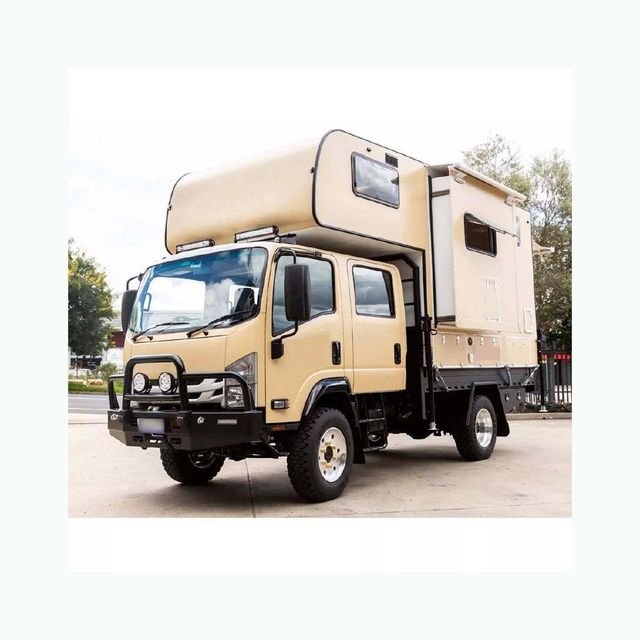 caravan trailer for off road camping Australian standard RV with highoff road RV camping trailer caravan meeting Australian standards heavy duty trailer suitable for remote travel and adventure tourism ground clearance rugged tires and reliable performance for outdoor adventures - Image 3