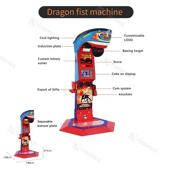 Coin Operated Games Kicking Hit Hammer Punch Gaming Amusement Arcade Boxing Game Machine - Image 5