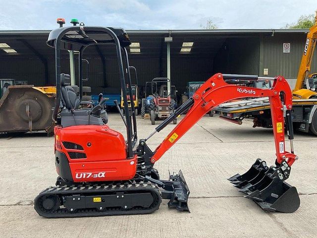 KUBOTA U17-3A + 3 buckets – 1.7T mini excavator - Image 4