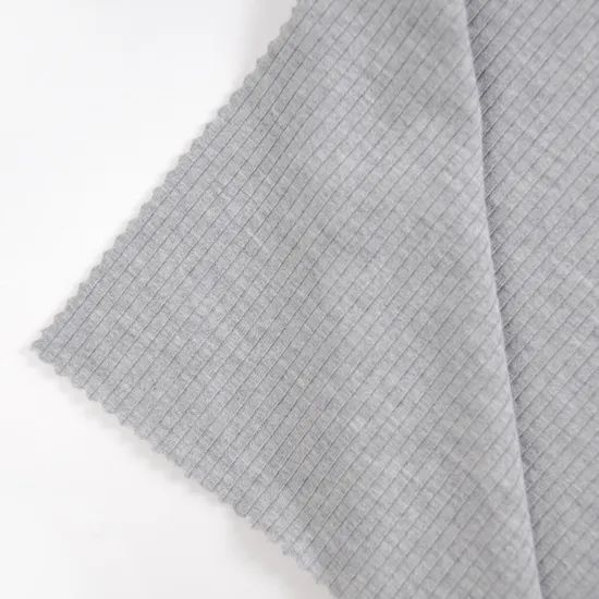 Tr Spandex 4*2 Rib Grs Poly Viscose Spandex Knit Rib Fabric Style Rib Weight 240GSM Type Rib Fabric Pattern Yarn Dyed Application Garment - Image 4