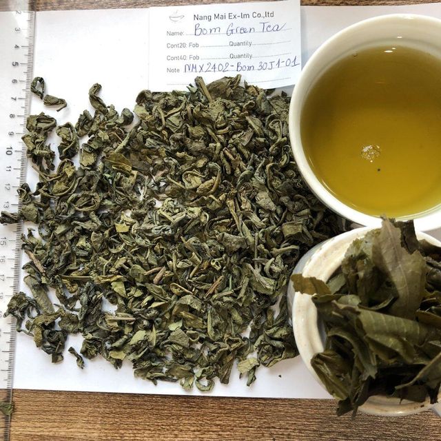 HOT SALE 2024 BOM GREEN TEA WHOLELEAF TEA FULL BODIED FLAVOR GREEN YELLOW LIQUOR BULK QUANTITY FOR EXPORTING - Image 4