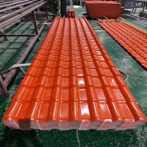 Anti-UV Plastic Synthetic Resin PVC Roof Tiles Origin China Shape Arched Weight 2kgs/M2 Model NO. R1050 Type Bent Tiles HS Code - Image 2
