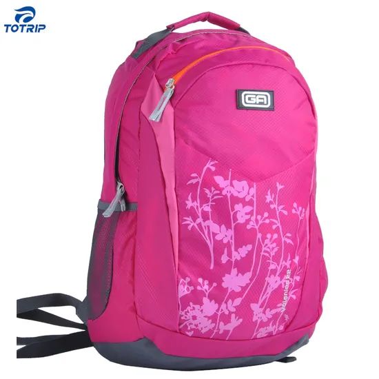 Big Capacity Functional Daily Convenient Pink Laptop Backpack - Image 1