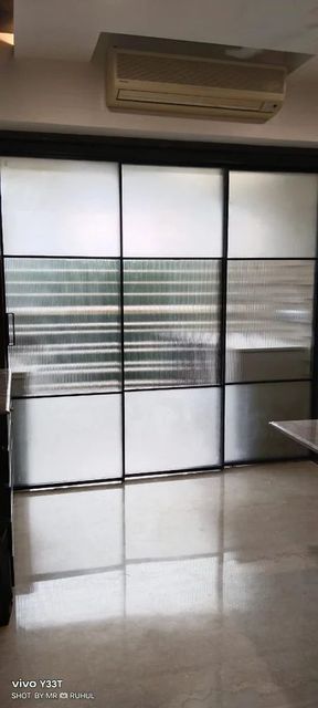 4 mm Aluminium Glass Partition Thickness 4 mm Open Style Sliding Usage/Application Kiosk Product Material Aluminium Surface Treatment PE - Image 3