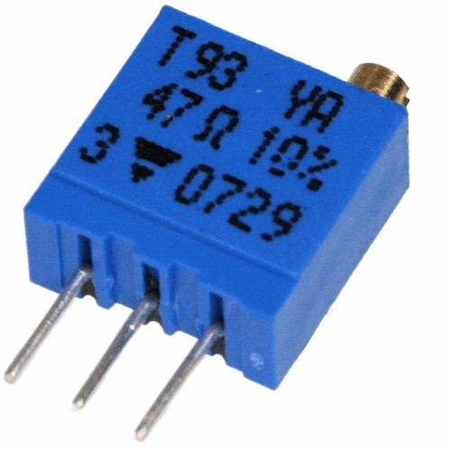 Trimpot Color BLUE Brand BOURNS Material Plastic Country of Origin Made in India Usage/Application Electronics - Image 2