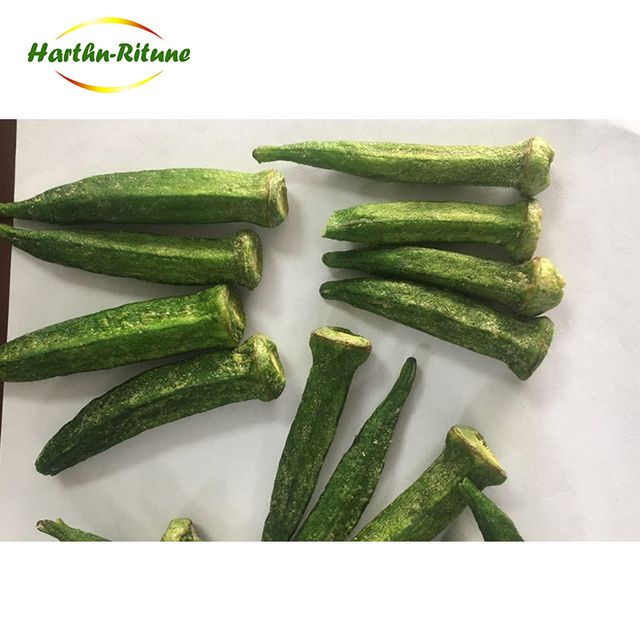 Hot Selling Healthy Snack Vacuum Fried Okra Crisp Vegetable Chips - Image 4