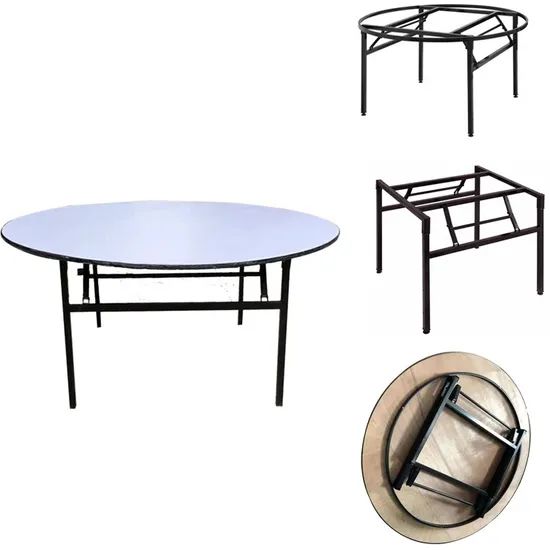 Modern Rectangular PVC Metal Banquet Tables for Meeting - Image 6