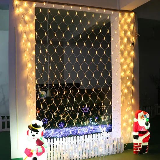 110V 220V Customized Net Mesh String Fairy Lights LED Fishing Light for Diwali Decoration - Image 3