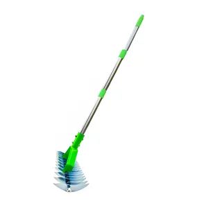 4.2FT Garden Dethatching Rake for Easy Lawn Cleanup Tools and Garden Thatch - Image 1