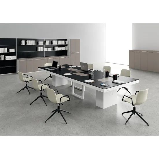 Modern Office Furniture Conference Table Design Modular Staff Office Workstations - Image 4