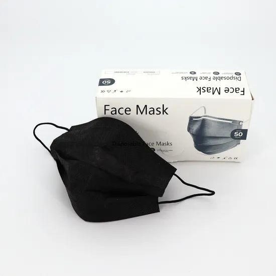 Black Color Disposable Personal Protective Face Masks - Image 3