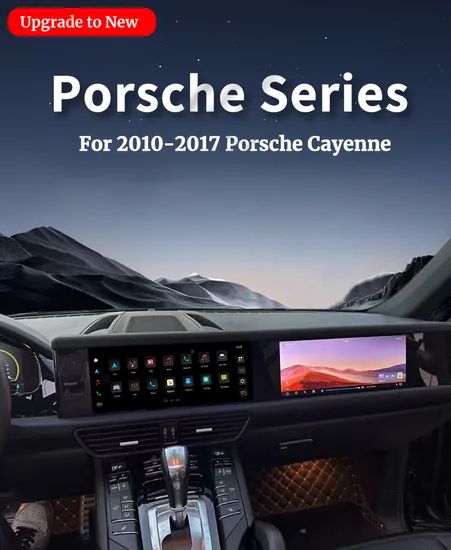 12.3" Inch Wireless Carplay Car Radio GPS Navigation System Android Multimedia Player for Porsche Cayenne 2010-2015 - Image 3