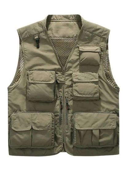 Winter Fleece Fishing Hiking Utility Vest - Image 1