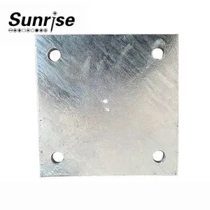 Building Curtain Wall Accessories Embedded Steel Plate Embedded Plate with Four Holes - Image 3
