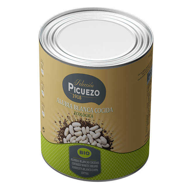 Tinned Pulses Healthy White Beans Spanish Quality Ready to eat Canned Organic Cooked White Butter Beans for Retail and Horeca - Image 1