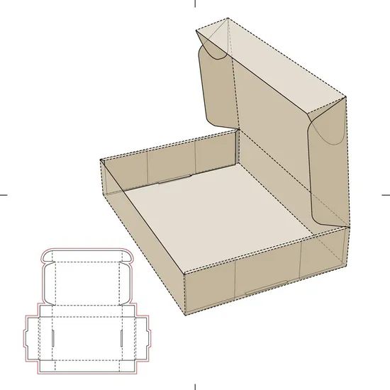 Small Size Kraft Paper Box Making Folding Machine for Snacks Packaging - Image 6