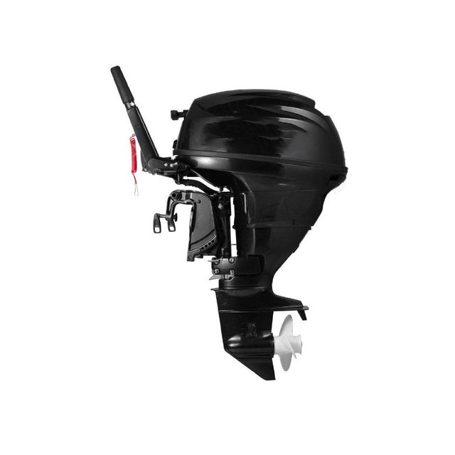 Suzuki 15 HP DF15AEL Outboard engine lightweight and portable boat motor with powerful performance fuel efficiency and easy start system ideal for fishing trips recreational boating and marine applications - Image 3