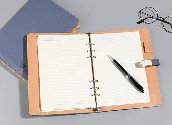 Customized Logo Notebooks with USB Flash Pen Drive Size A5 Color Red Custoized Yes Style Printed Trademark TOGO Origin - Image 5