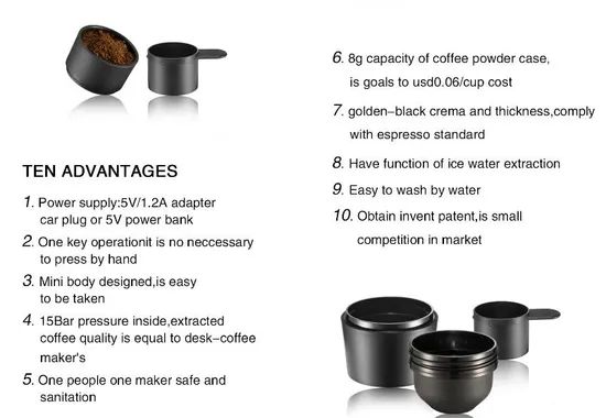 Hot Selling Coffee Maker Electrical Cup Portable Mini Espresso Coffee Maker - Image 2